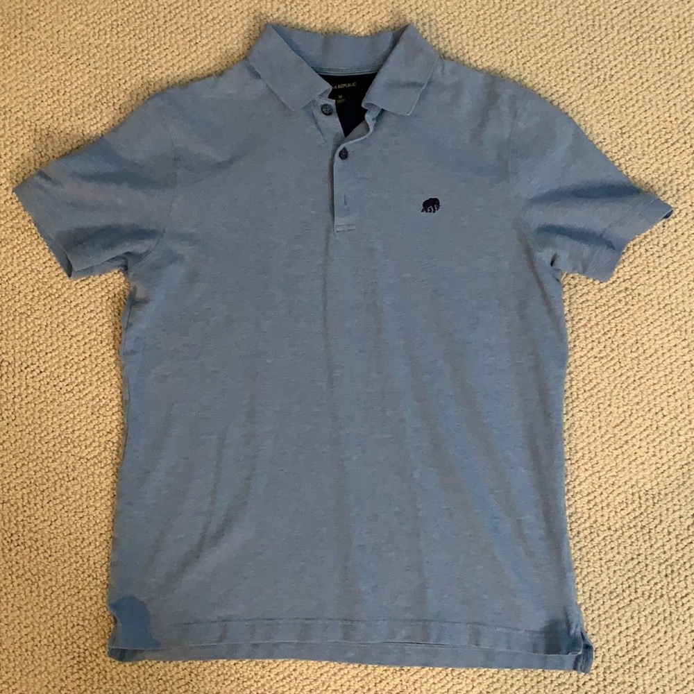 Banana Republic Blue Collared Polo Shirt